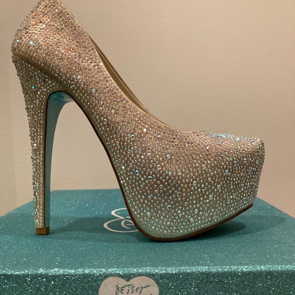 Sparkly heels
